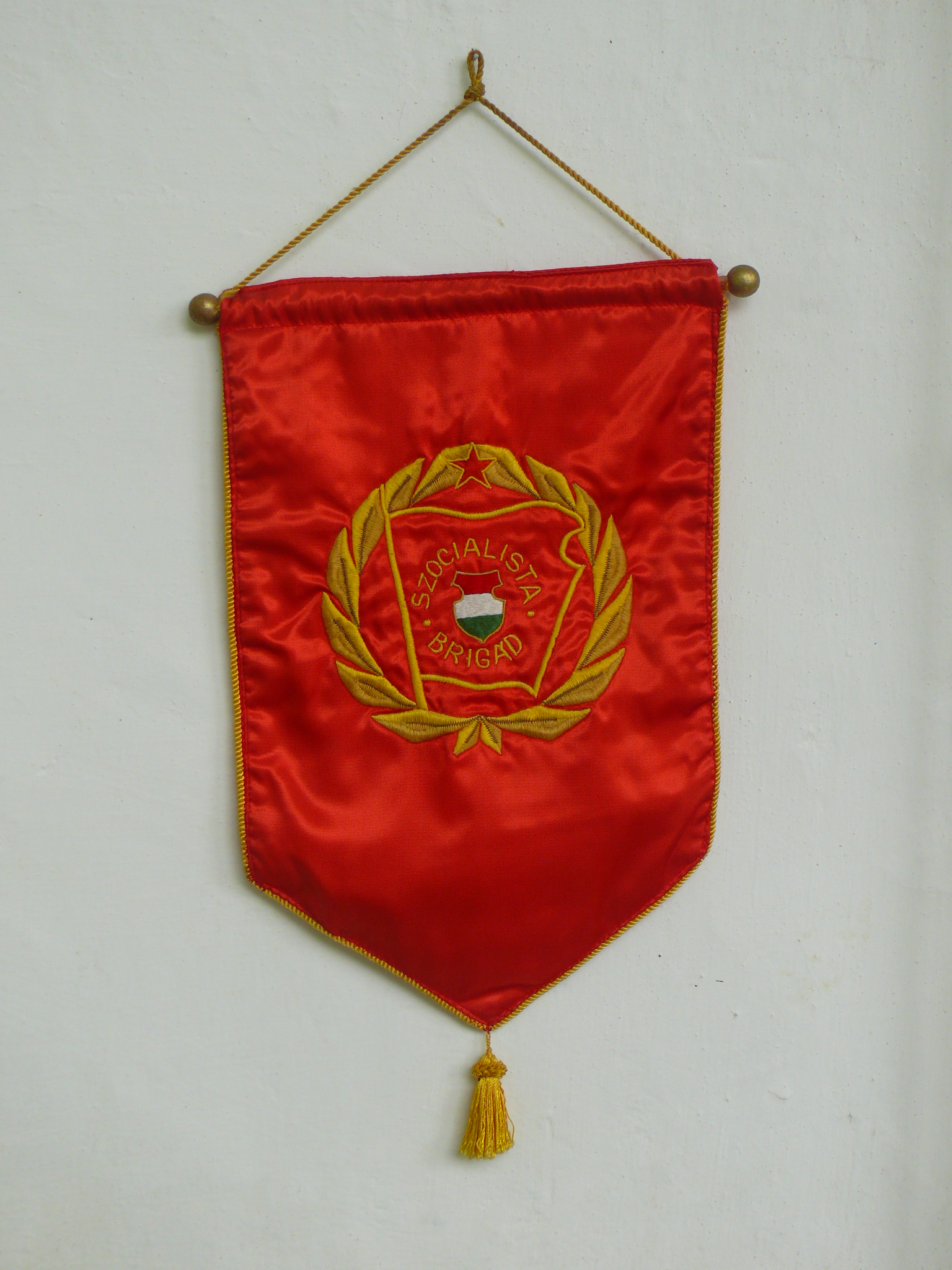 Szocialista brigád zászló elülső oldal