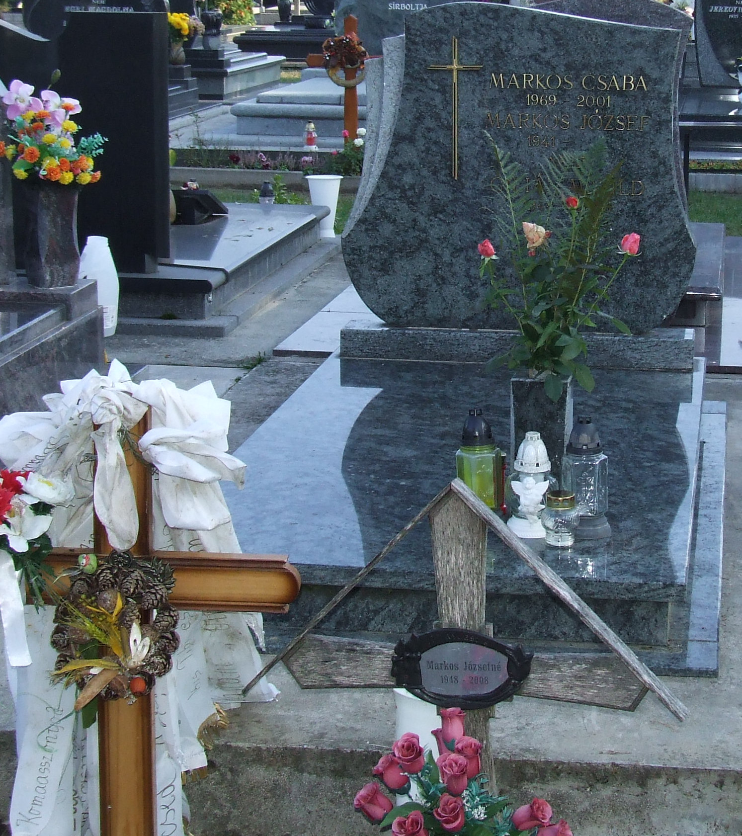 Markos József és családja síremléke